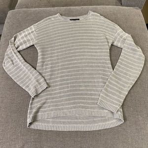 John Varvatos U.S.A Grey and White Sweater